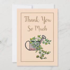 gieter 5 x 7 plat bedankkaart