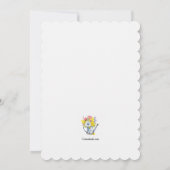 Gieter Boeket Bruiloft Uitnodiging (Achterkant)