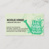 gieter | Tuinlandschap Visitekaartje (Voorkant)