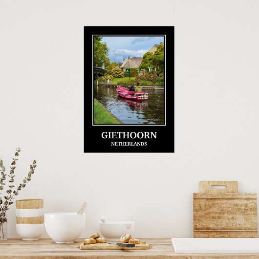 GIETHOOREN NEDERLANDSE REISPOSTER POSTER (Keuken)