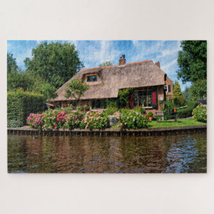Giethoorn Boerderij Holland. Legpuzzel
