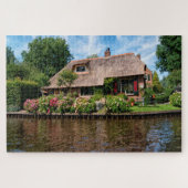 Giethoorn Boerderij House Holland. Jigzaag Puzzle Legpuzzel (Horizontaal)