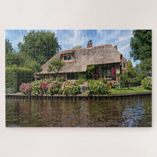 Giethoorn Boerderij House Holland. Jigzaag Puzzle Legpuzzel (Horizontaal)