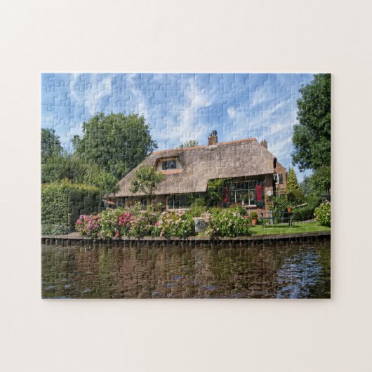 Giethoorn Boerderij House Holland. Legpuzzel (Horizontaal)