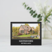 Giethoorn Nederland Briefkaart (Staand voorkant)
