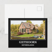Giethoorn Nederland Briefkaart (Voorkant / Achterkant)
