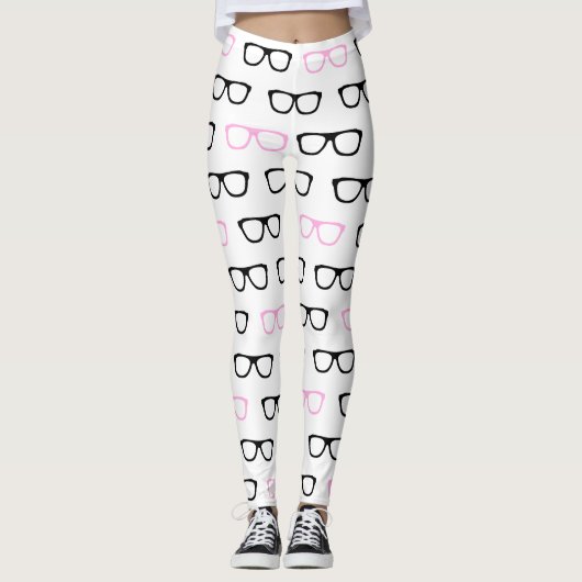 gietijzer met roze geek leggings (Voorkant)