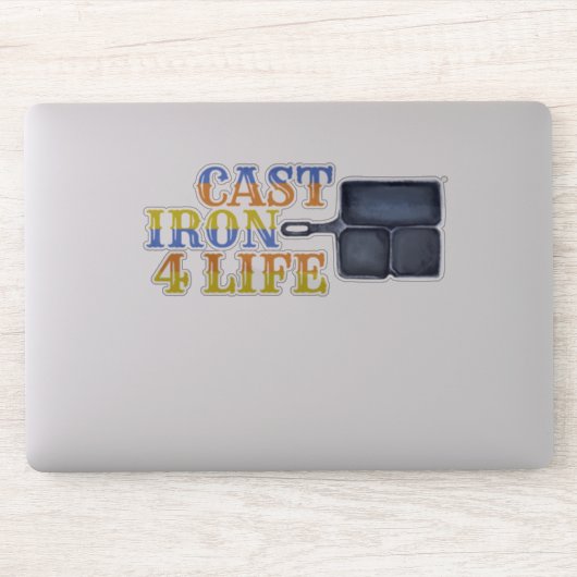 Gietijzer voor het Leven Sticker (Computer)