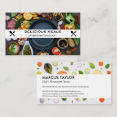 gietijzeren pan | Kookingrediënten Visitekaartje (Voorkant / Achterkant)