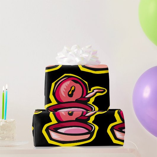  gietijzeren rooster Retro Koken Art Cadeaupapier