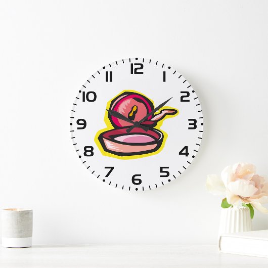  gietijzeren rooster Retro Koken Art Grote Klok