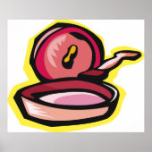  gietijzeren rooster Retro Koken Art Poster (Voorkant)