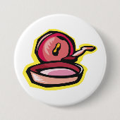  gietijzeren rooster Retro Koken Art Ronde Button 7,6 Cm (Voorkant)