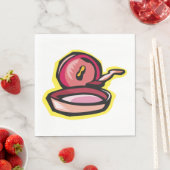  gietijzeren rooster Retro Koken Art Servet (Insitu)