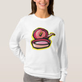  gietijzeren rooster Retro Koken Art T-shirt (Voorkant)