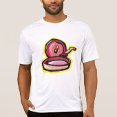  gietijzeren rooster Retro Koken Art T-shirt (Voorkant)