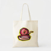  gietijzeren rooster Retro Koken Art Tote Bag (Voorkant)