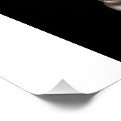 Gietijzeren sculptuur van een nar en 1920s Flapper Perfect Poster (Hoek)