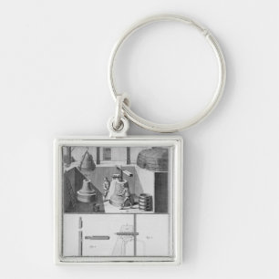 Gietsnaren, illustratie van "Encyclopedie" Sleutelhanger