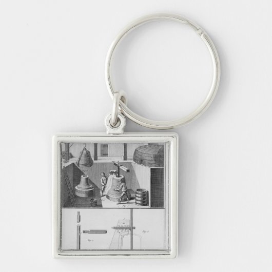 Gietsnaren, illustratie van "Encyclopedie" Sleutelhanger (Voorkant)