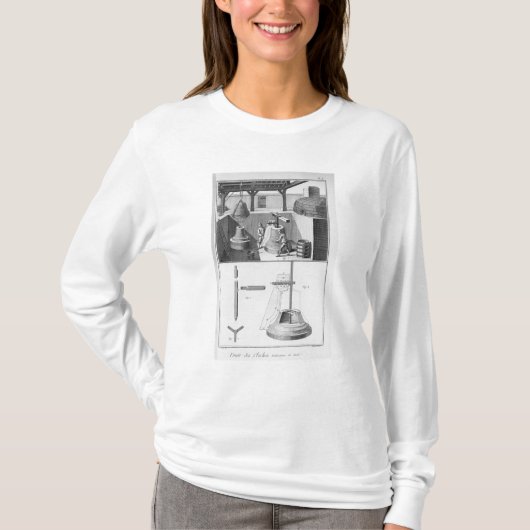 Gietsnaren, illustratie van "Encyclopedie" T-shirt (Voorkant)