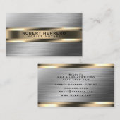 Gietvrij staalsmelt smeltkroes visitekaartje (Voorkant / Achterkant)