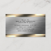 Gietvrij staalsmelt smeltkroes visitekaartje (Achterkant)