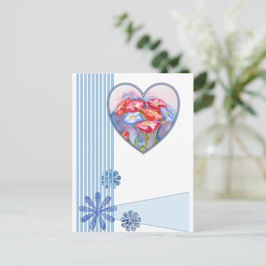 gietzoogdier briefkaart (Staand voorkant)