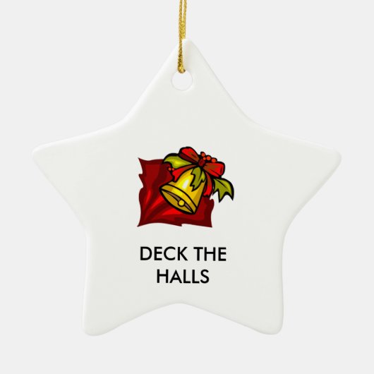 gif_10_campanula, DECK DE HALLEN Keramisch Ornament (Voorkant)