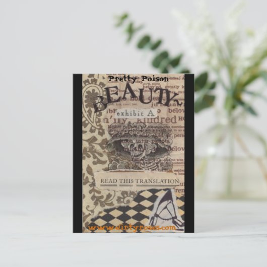  gif Beauty Briefkaart (Staand voorkant)