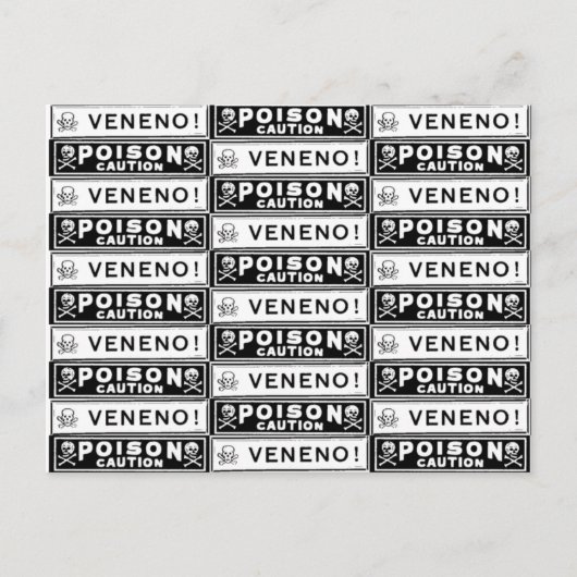  gif-labels briefkaart (Voorkant)