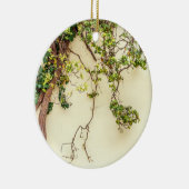 gif op een gele muur keramisch ornament (Rechts)