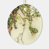 gif op een gele muur keramisch ornament (Links)