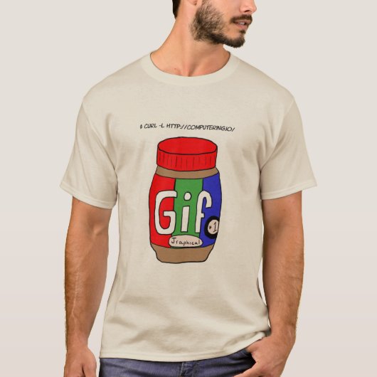 Gif Peanut Butter T-Shirt (Voorkant)