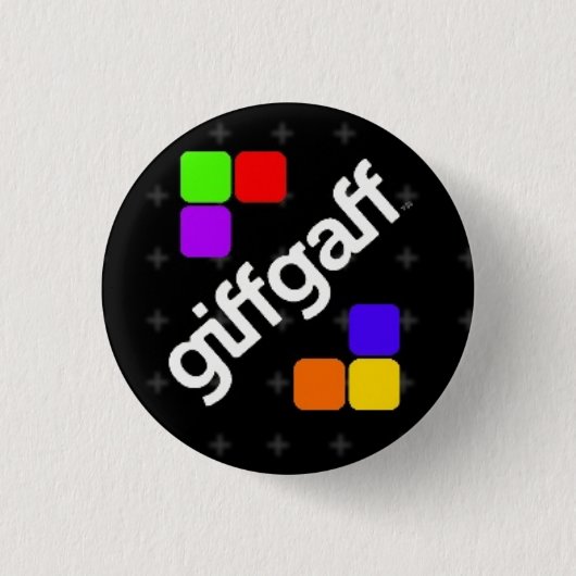 giffgaff badge ronde button 3,2 cm (Voorkant)