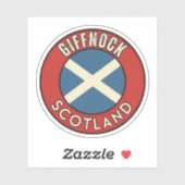 Giffnock, Schotland Sticker (Vel)