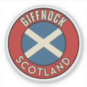 Giffnock, Scotland Sticker (Voorkant)