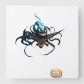 gifklok vierkante klok (Voorkant)