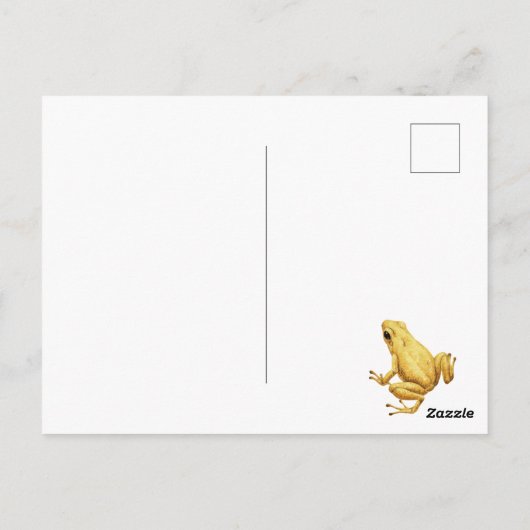 Gifpijlkikker Briefkaart (Achterkant)