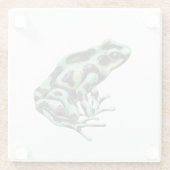 Gifpijlkikker Glazen Onderzetter (Achterkant)