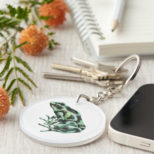 Gifpijlkikker Sleutelhanger (Voorkant Rechts)