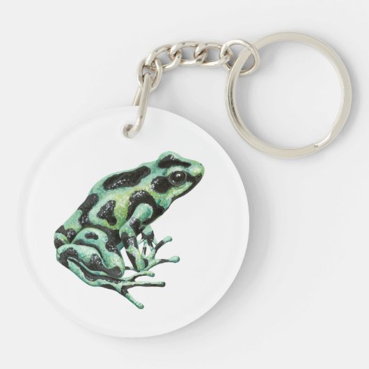 Gifpijlkikker Sleutelhanger (Achterkant)