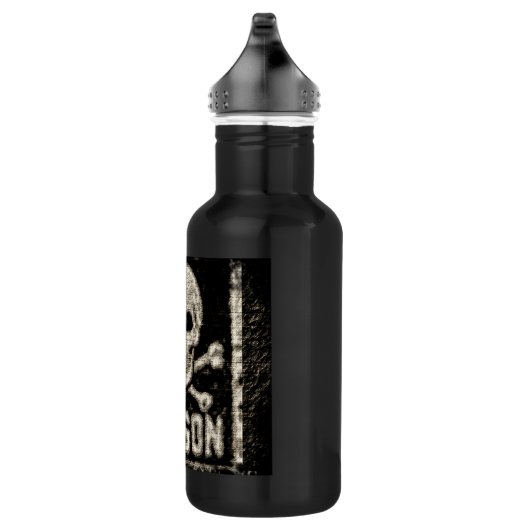  gifschedel waterfles  (Rechts)