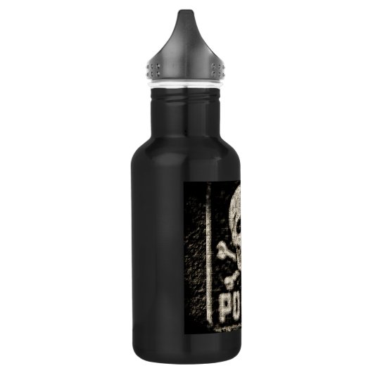 gifschedel waterfles (Links)