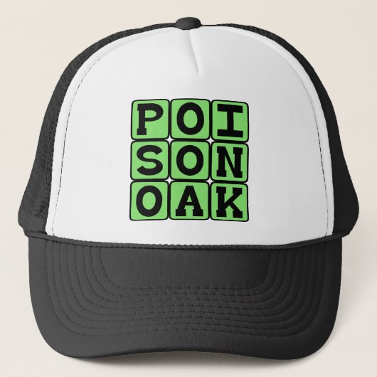 Gifsumak, Jeukende Blad Trucker Pet (Voorkant)