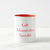 "Gift Administration Specialist" Mok (Midden)