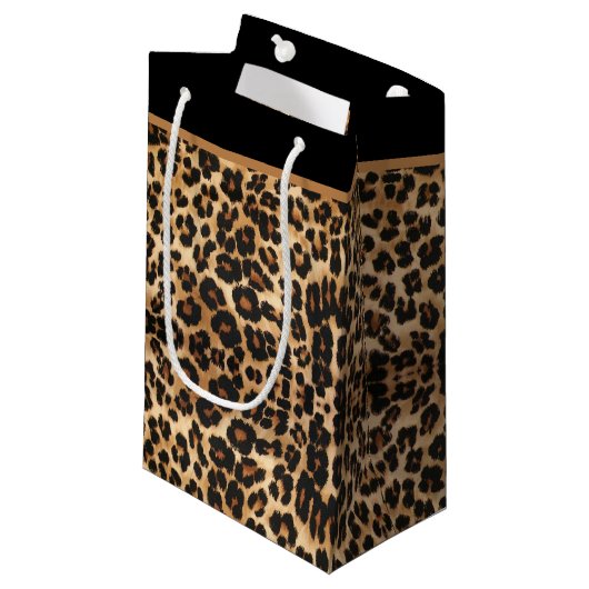 Gift Bag-Animal Print Klein Cadeauzakje (Voorkant Gekanteld)