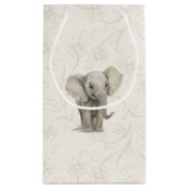Gift Bag - Baby Elephant2 Klein Cadeauzakje (Achterkant)