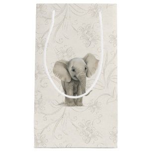 Gift Bag - Baby Elephant2 Klein Cadeauzakje