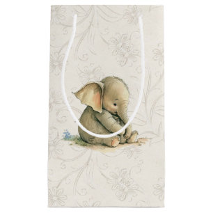 Gift Bag - Baby Elephant Klein Cadeauzakje